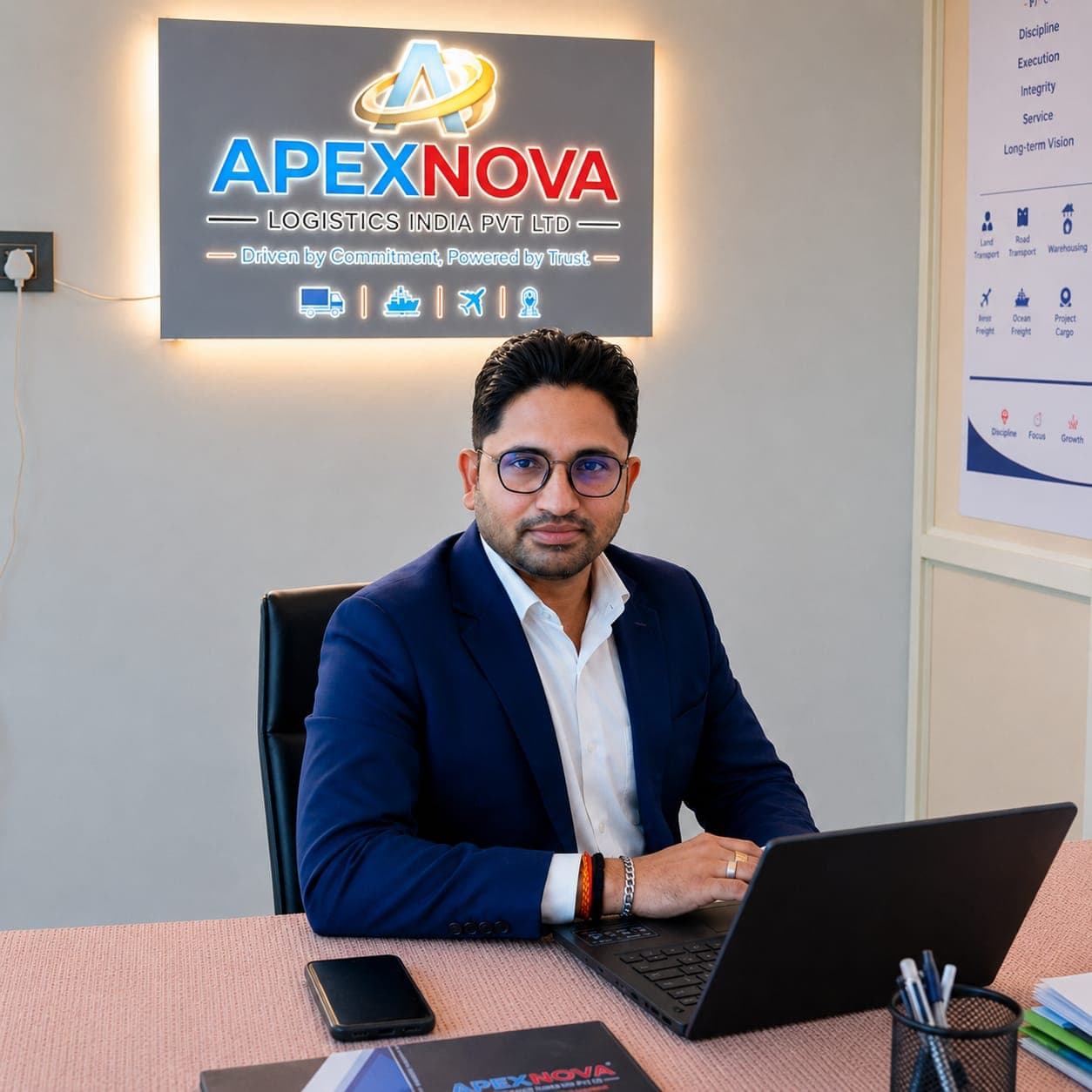 RS Shah — Director & Founder, Apexnova Logistics India Pvt. Ltd.